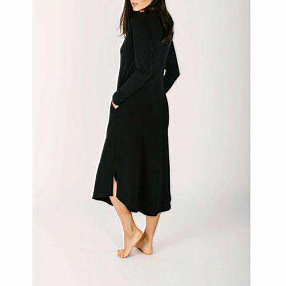 NWT Smash + Tess V-Neck  Midi Friday Dress Relaxed Fit Women‎ Sz Small - Picture 1 of 10